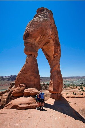 2012 05 Posing with Delicate Arch