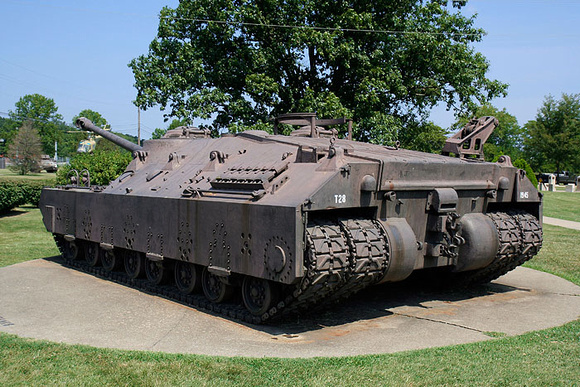 Rear of T26 Super Heavy Tank